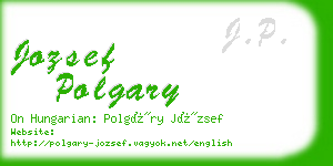 jozsef polgary business card